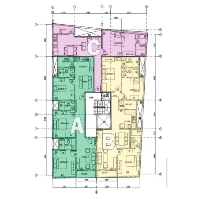 3 Bedroom Apartment in Machchangolhi – Lift & Balcony — Machchangolhi
