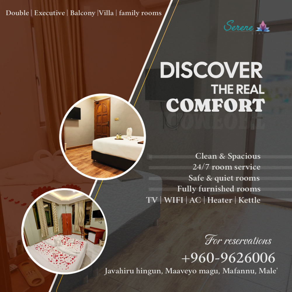 Daily Rental Rooms Available - Serene Stay — Malé — Maafannu