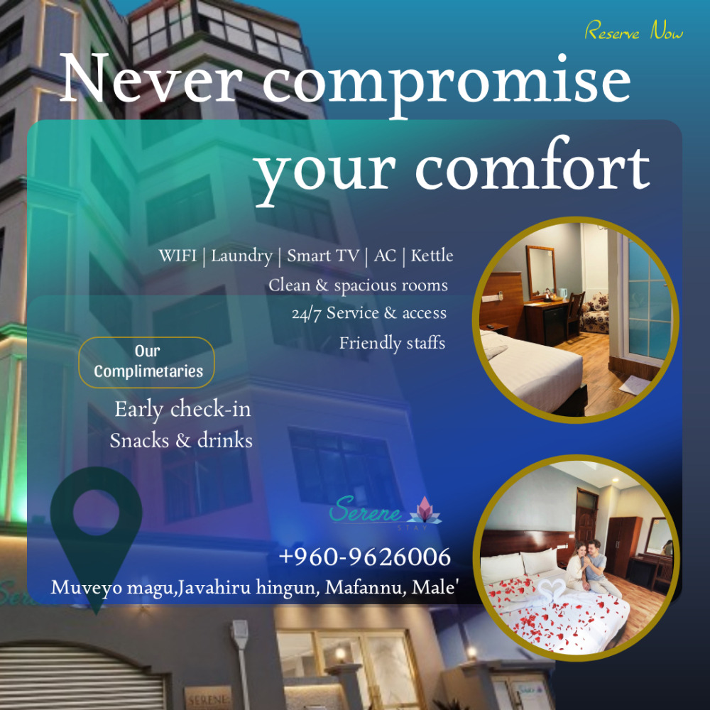 Serene Stay Guest House - Book Your Room Now!! — Malé — Maafannu