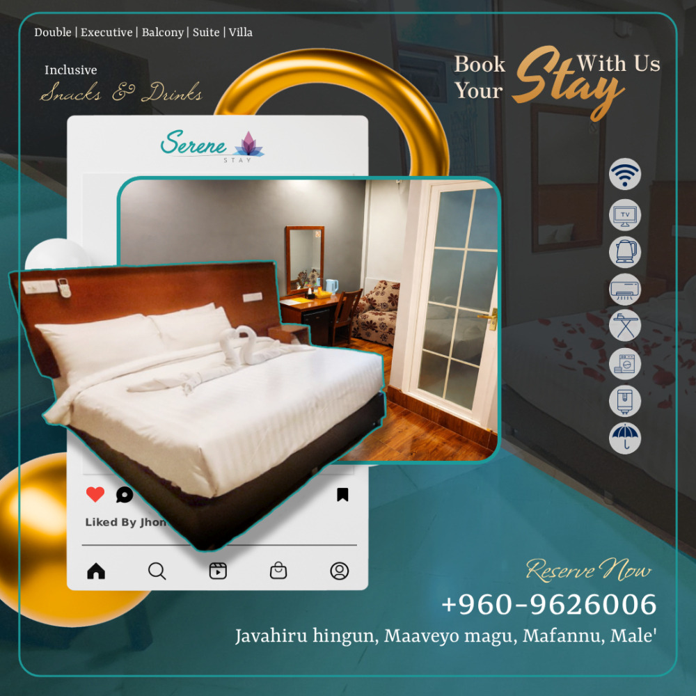 Daily Rental Rooms Available - Serene Stay — Malé — Maafannu
