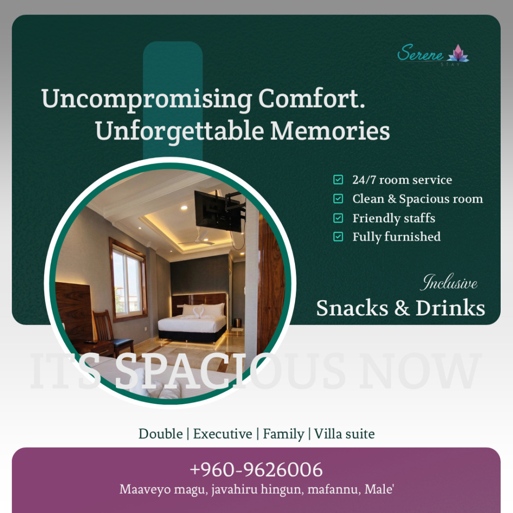 Daily Rental Rooms Available - Serene Stay — Malé — Maafannu