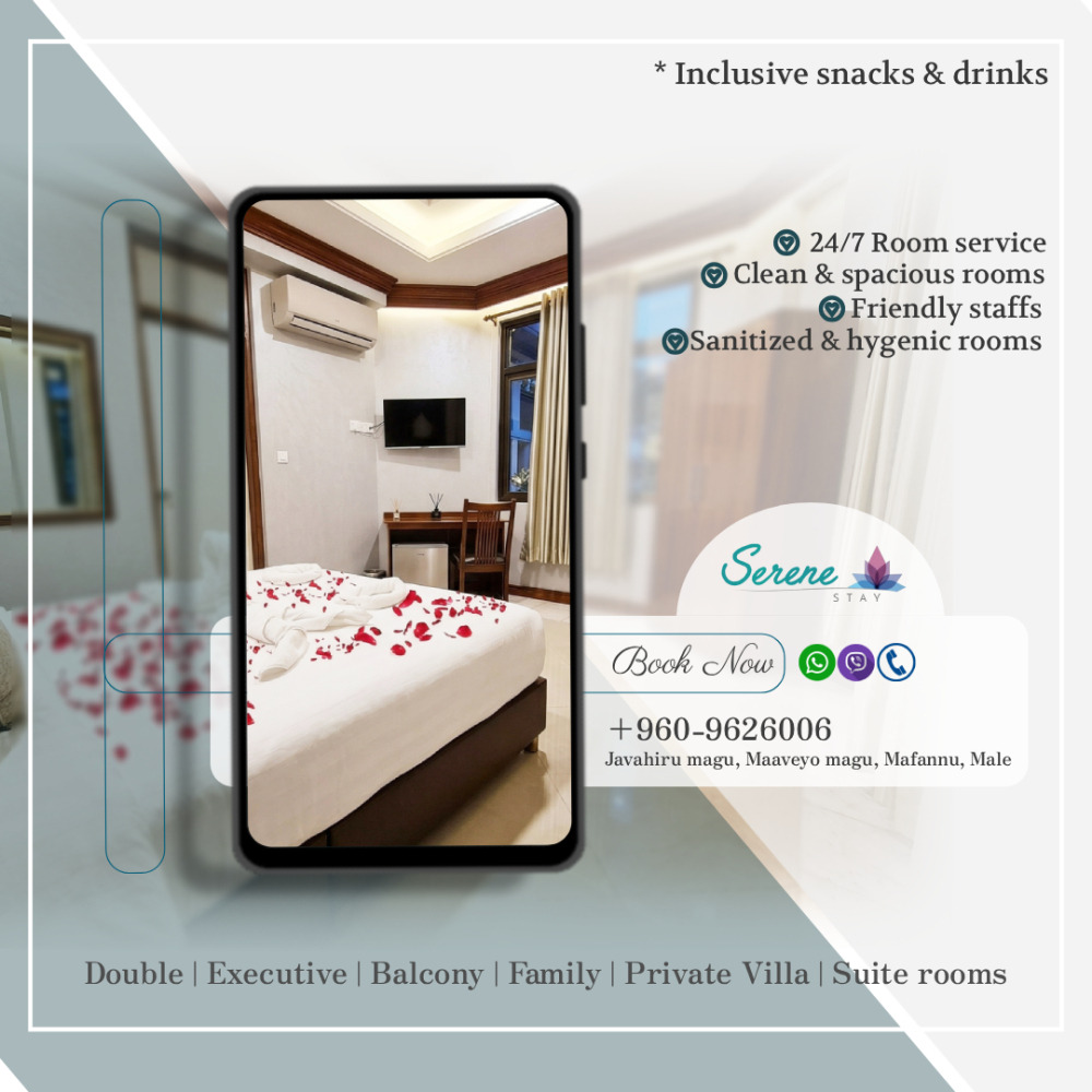 Daily Rental Rooms Available - Serene Stay — Malé — Maafannu