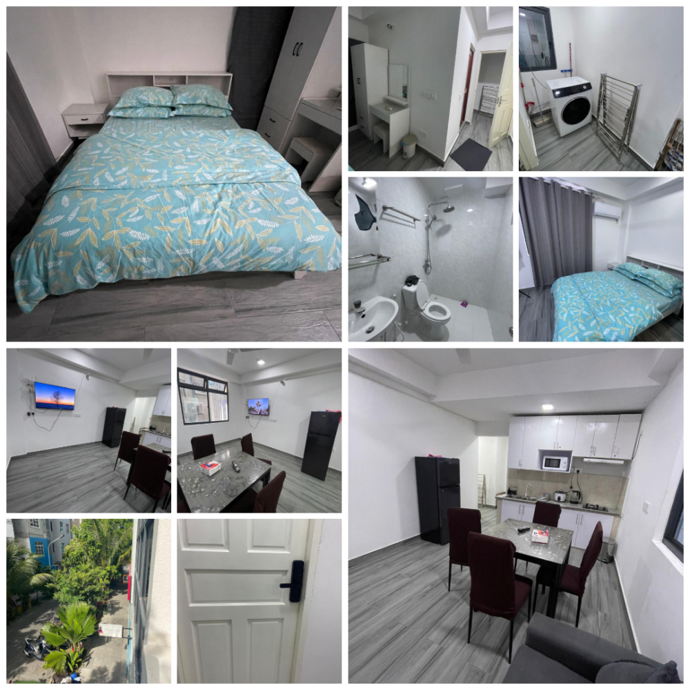 ONE BEDROOM APARTMENT WITH KITCHEN FOR DAILY. AIRCONDITIONED. FULLY FURNISHED. — Hulhumalé