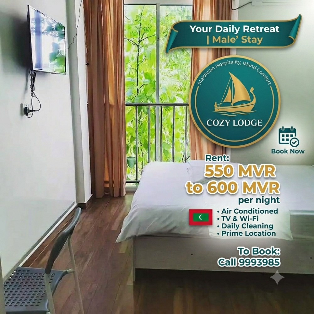 Clean and comfortable rooms for daily rent pls — Malé — Maafannu
