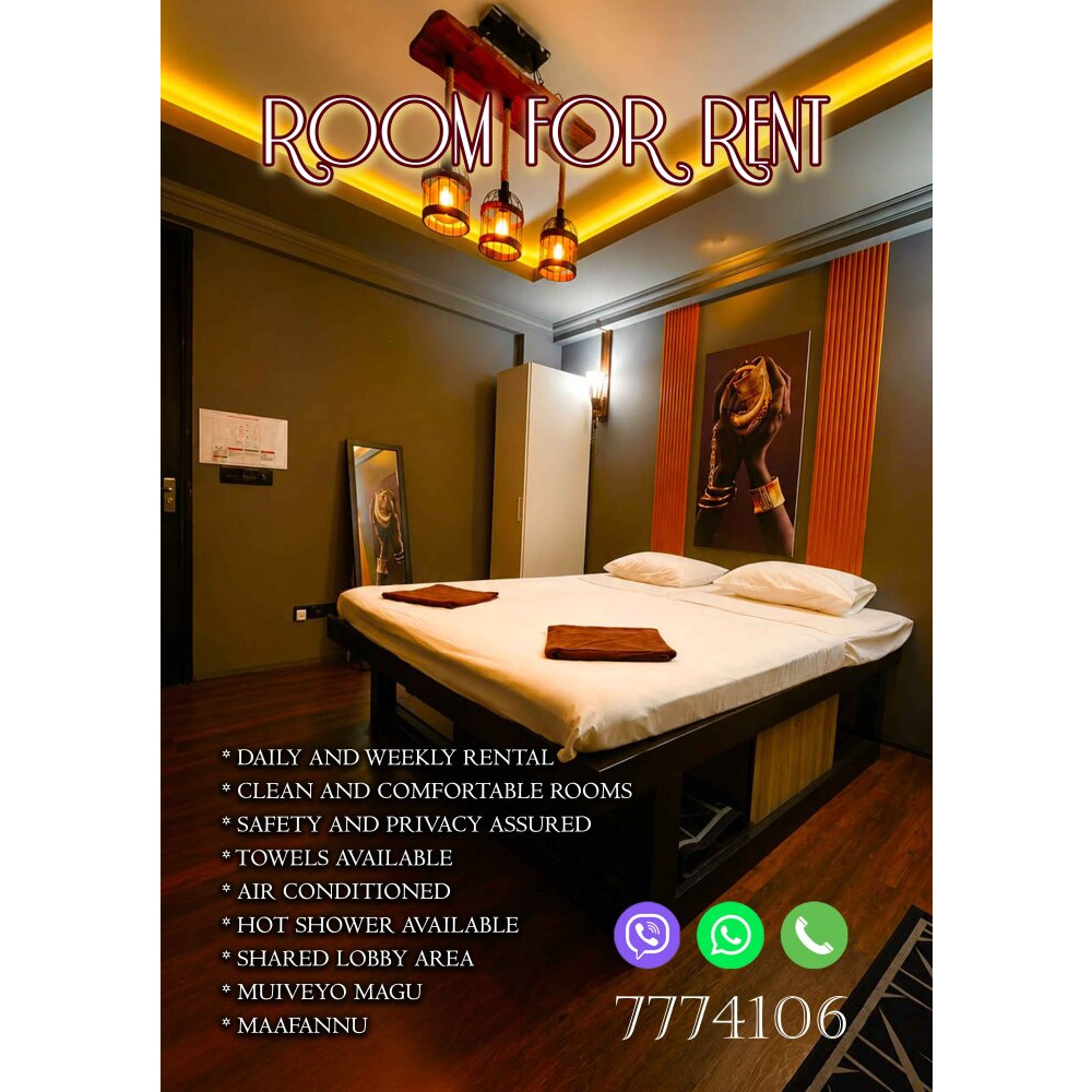 Room for Daily / Weekly Rent — Malé — Maafannu