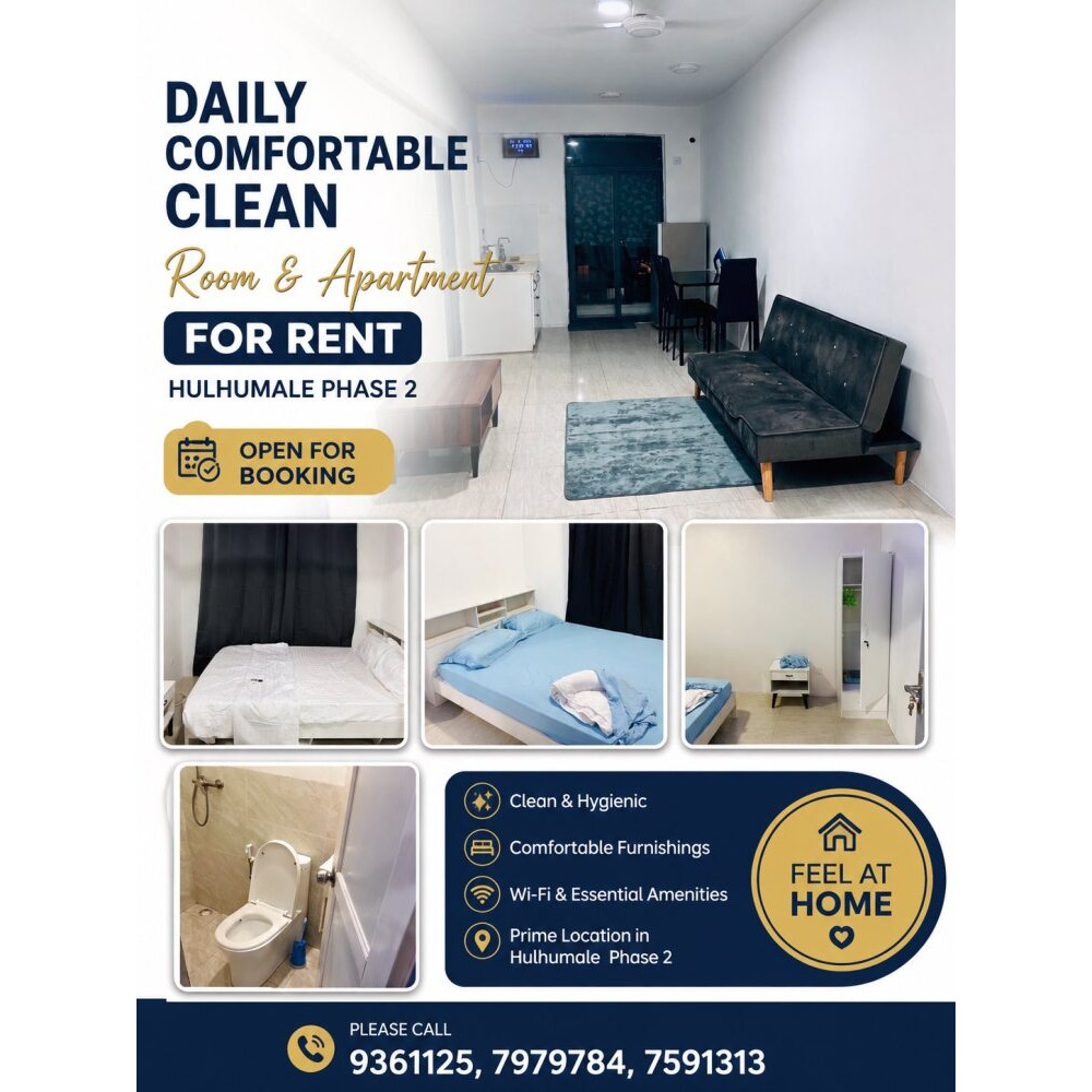 Appertment daily rental — Hulhumalé