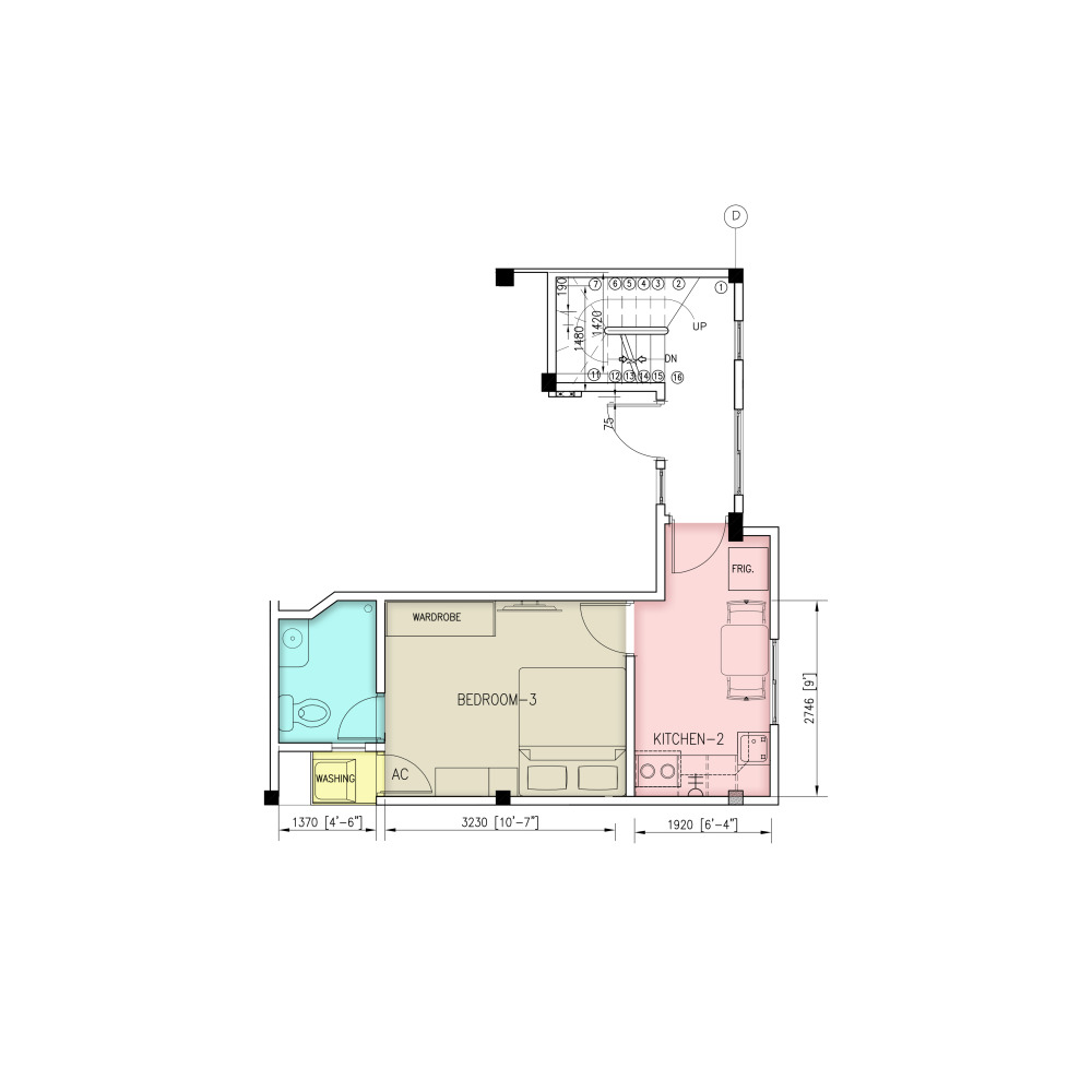 Single apartment available from Male' Henveyru 2nd Floor — Malé — Henveiru