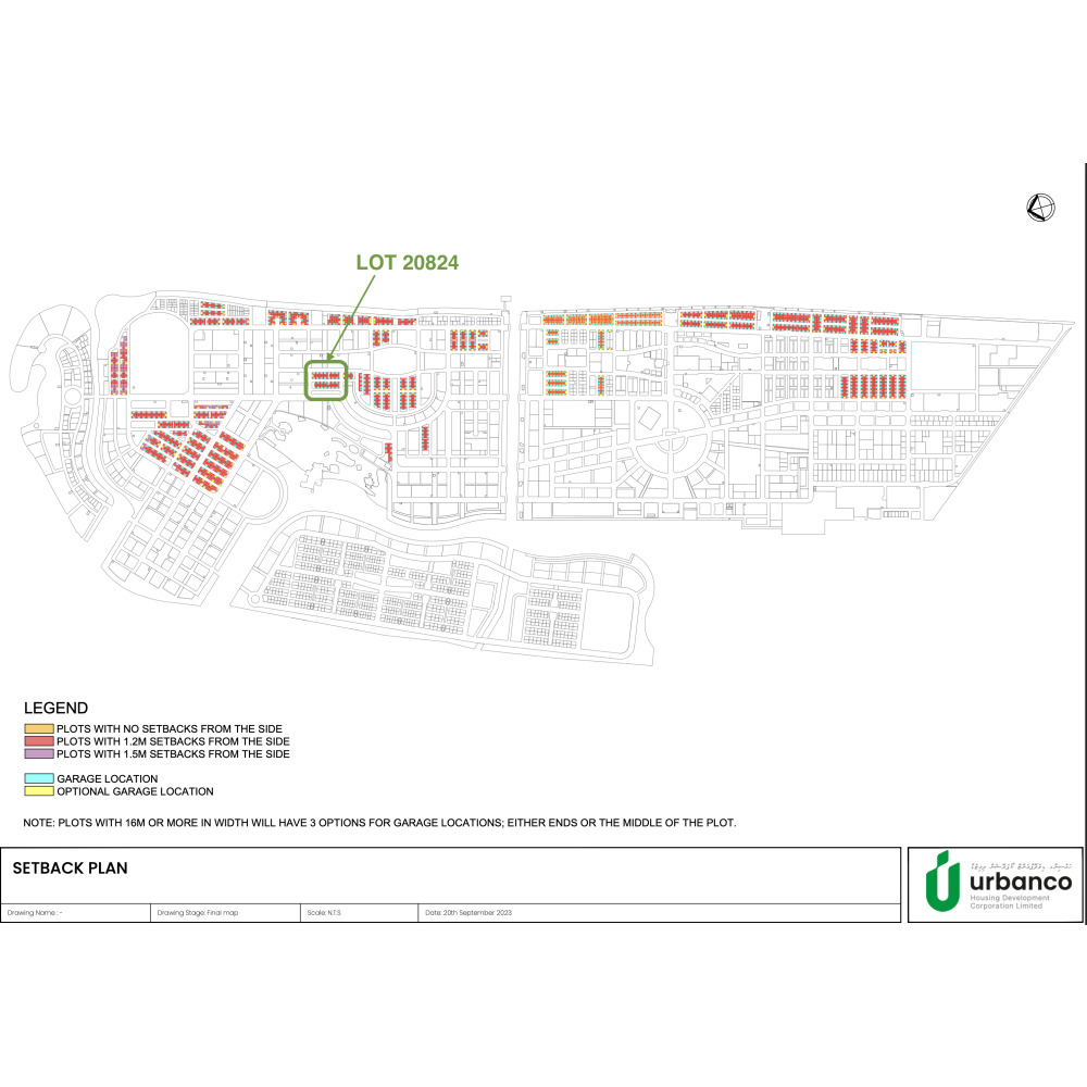Land For Lease - Hulhumale Phase 2 - 1250SQFT — Hulhumalé