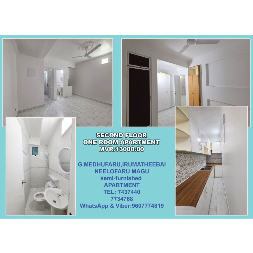 1 Room Apartment in Central Male' — Malé — Galolhu