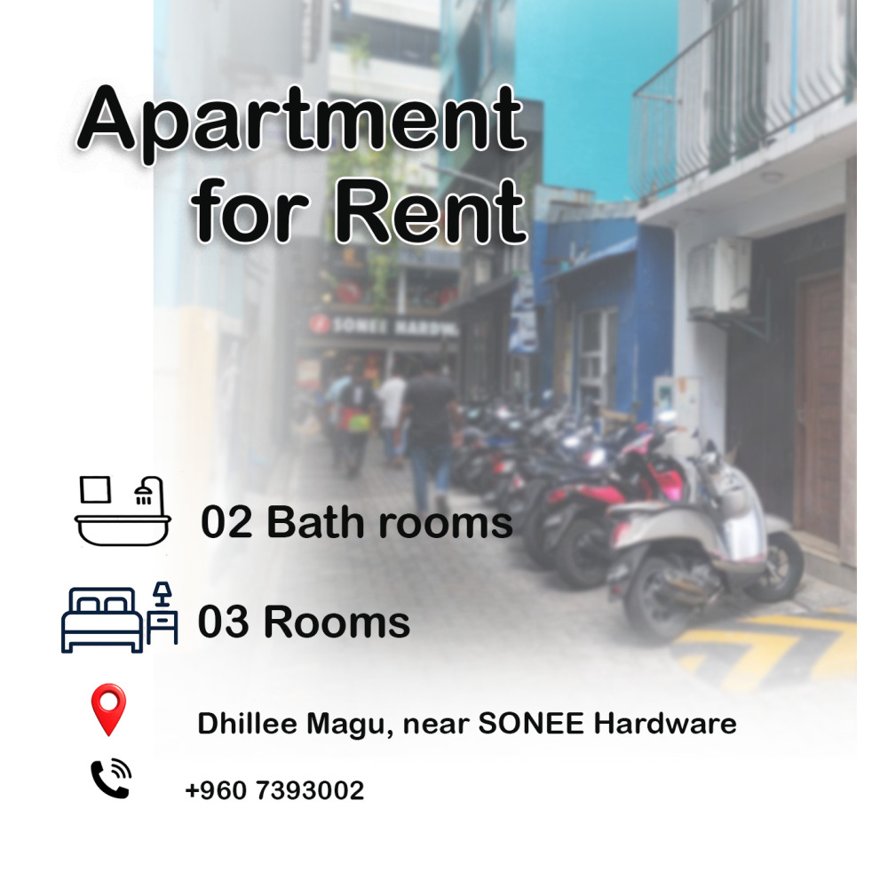 Apartment for Rent — Malé — Henveiru