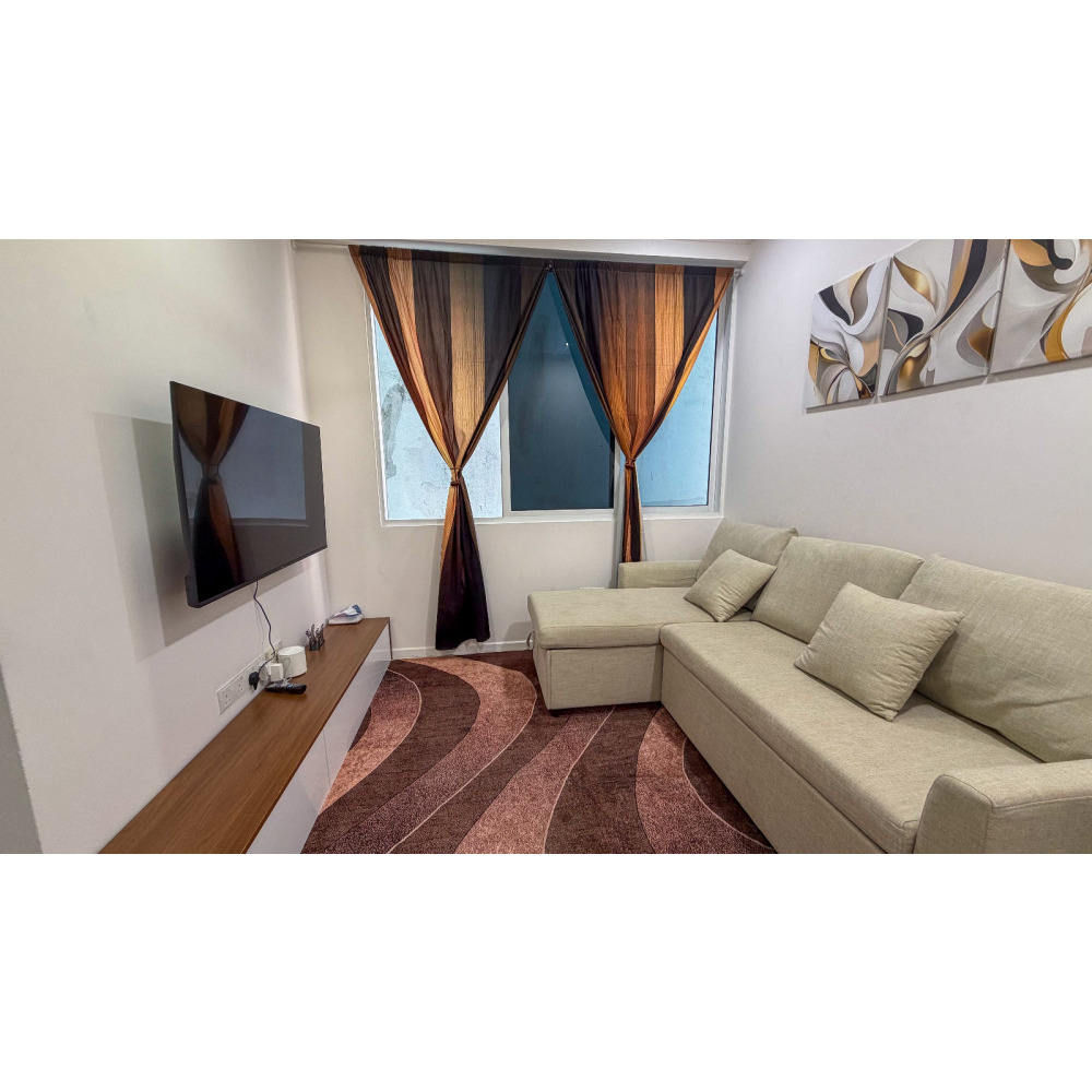 Apartment for daily rent in Hulhumalé — Fully Furnished 1-Bedroom Apartment for Daily Rent | Hulhumal | MVR 1,000/Night