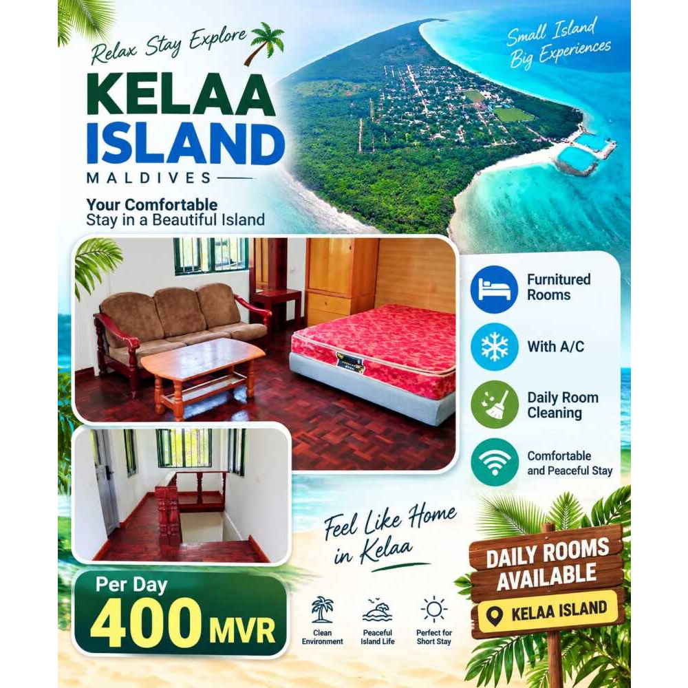 Rooms Available Peaceful Island Environment — Haa Alif
