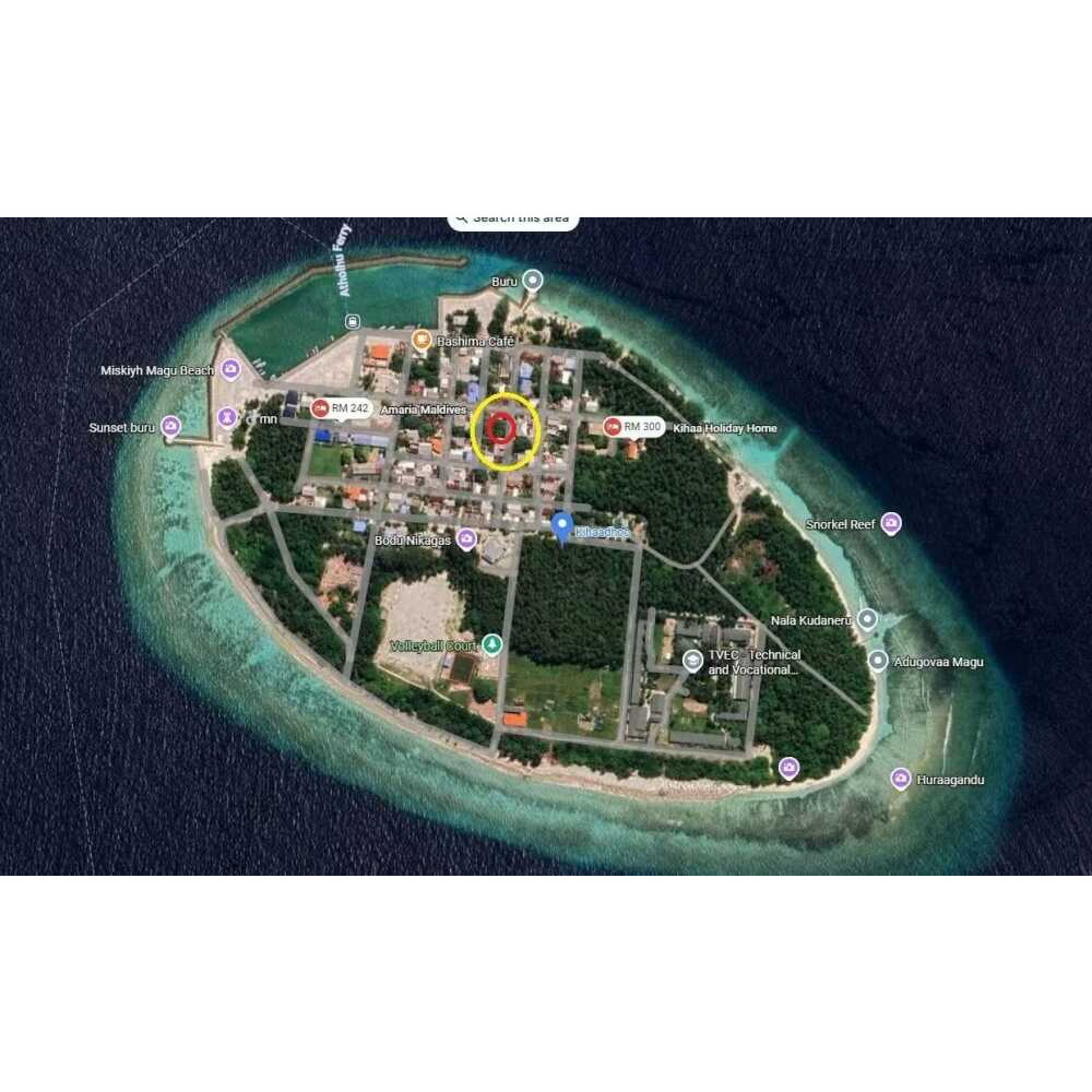 2500 sqft land for sale from B.Kihaadhoo — Baa