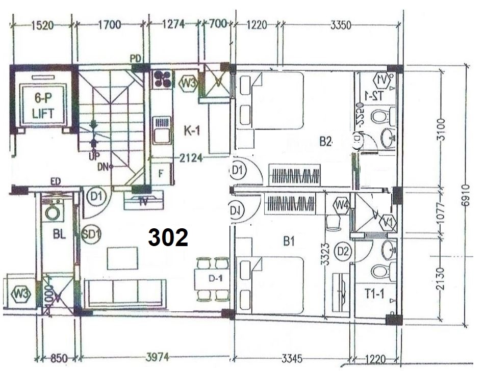 TWO BEDROOM APARTMENT with LIFT is available from MAY — Malé — Machchangolhi