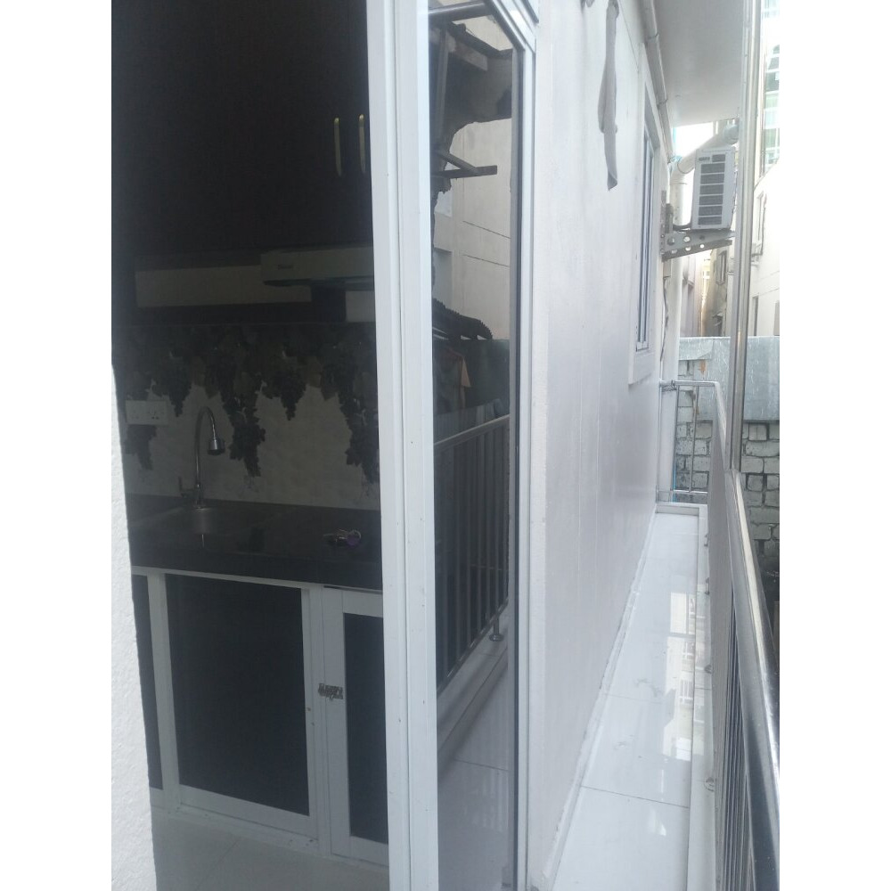 Ventilated 1 Rm Aptmnt, AC Rm, Hot Water, Balcony, Card Lock & Cameras.. — Malé — Machchangolhi