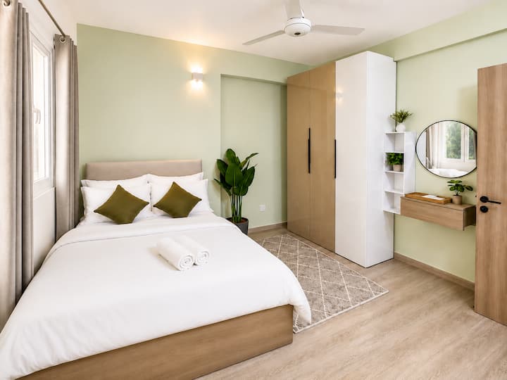 Luxury Fully Furnished 3-Bedroom Apartment for Daily Rent Hulhumal Phase 2 — Hulhumalé