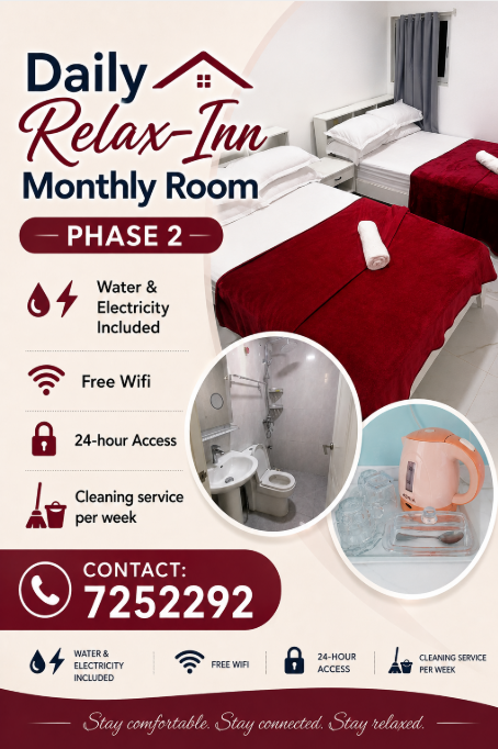 ONE ROOM FULLY FURNISHED - HULHUMALE PHASE 2 — Hulhumalé