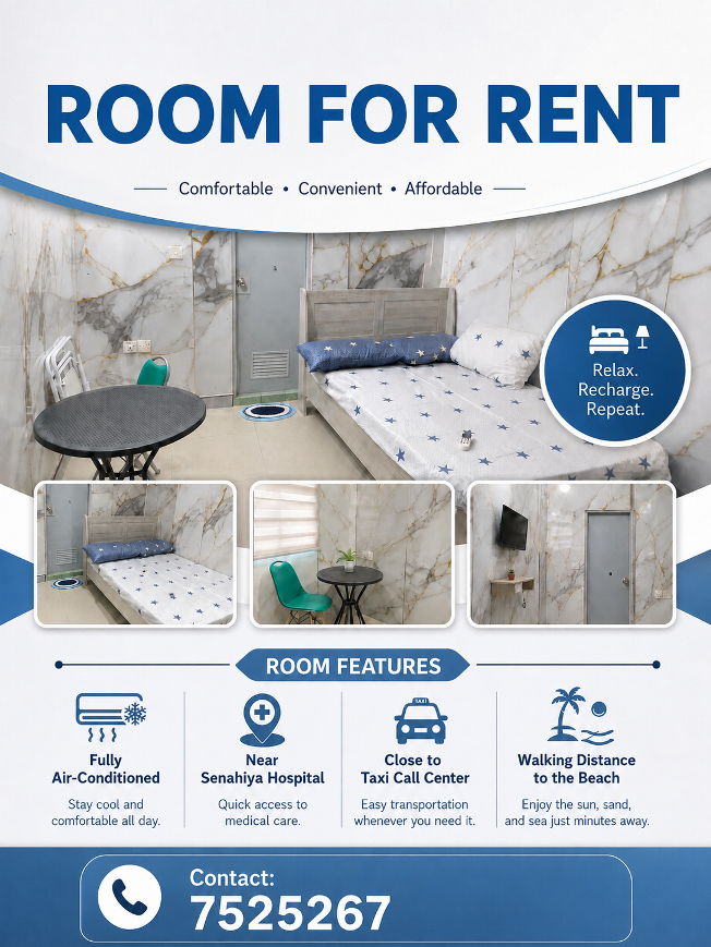 Furnished AC room - Close to Artificial Beach — Malé — Henveiru