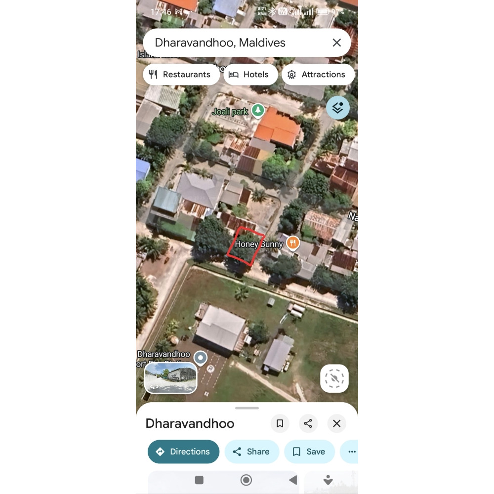 1500 sqft Corner Land for sale from B.Daravandhoo — Baa