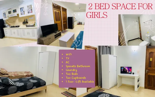 1 ROOM OR 🛏️ TWO BED SPACES AVAILABLE I FOR WORKING LADIES! 👩🏻‍⚕️👩‍💻👩‍🏭 — Maafannu