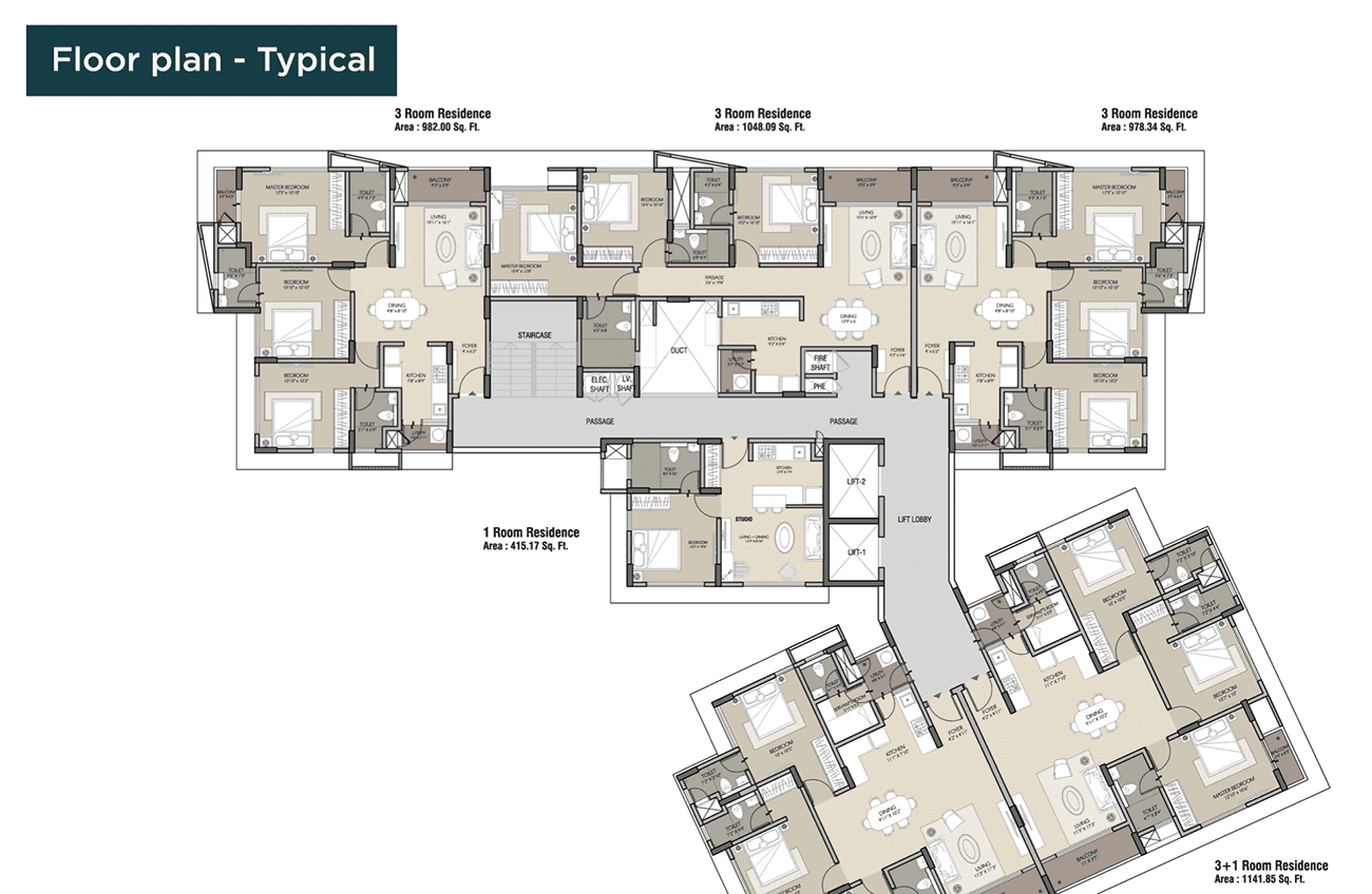Unfurnished Apartments for Sale (HM-126S) — Luxaone Odeon