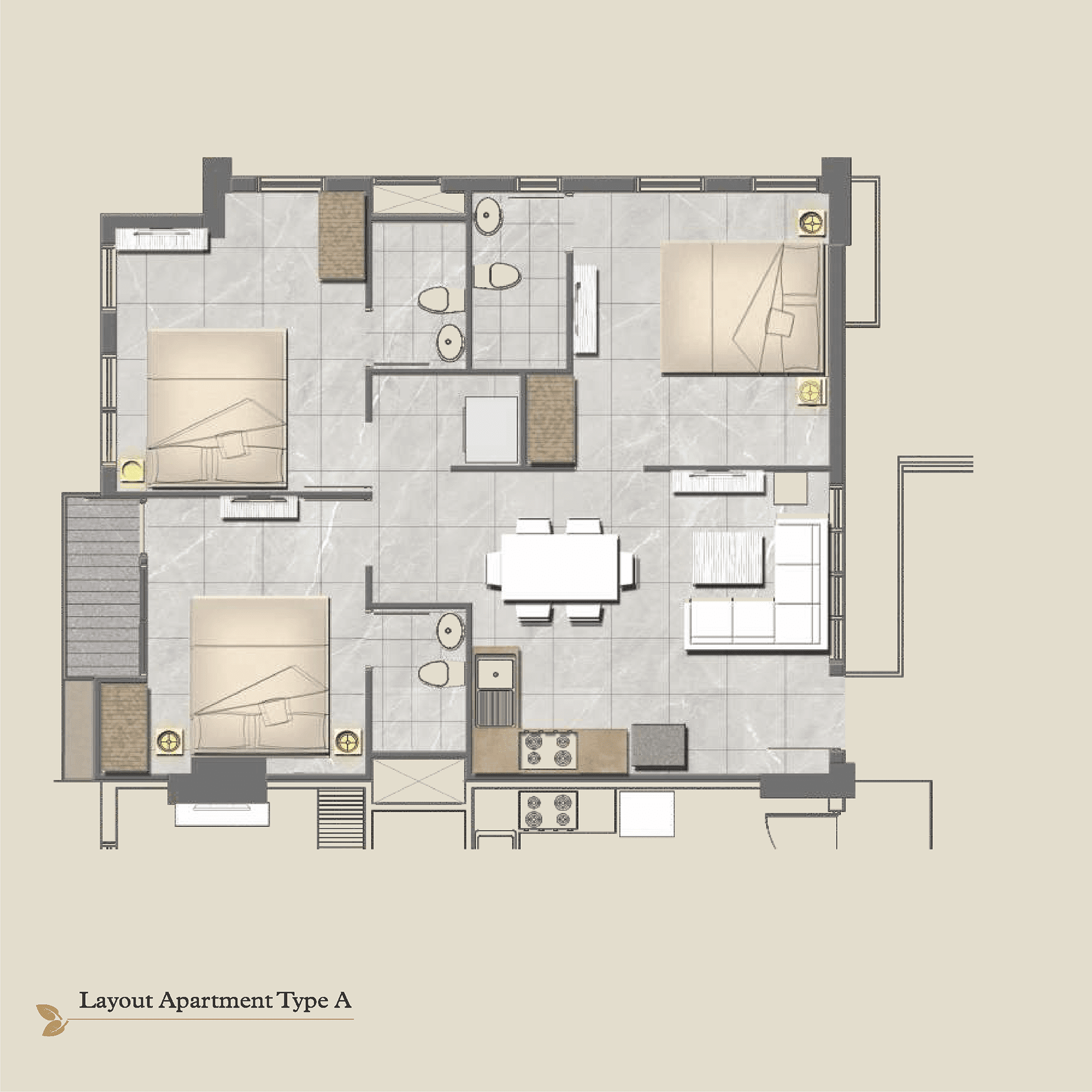 Unfurnished 3 BHK for Sale (HM-115S) — Hulhumalé