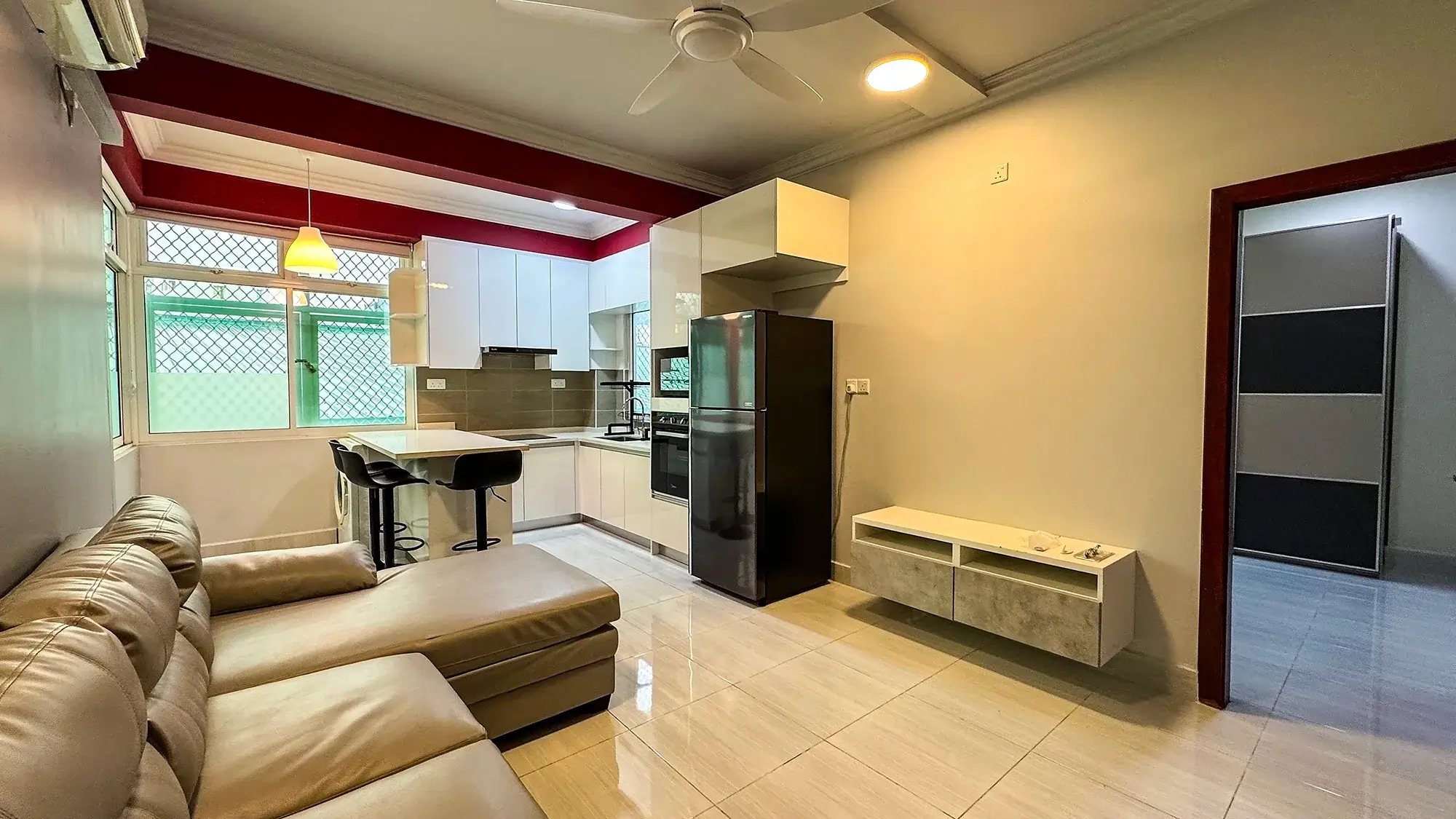 Semi Furnished 2+1 BR for Rent (ML 321) — Asrafee Magu