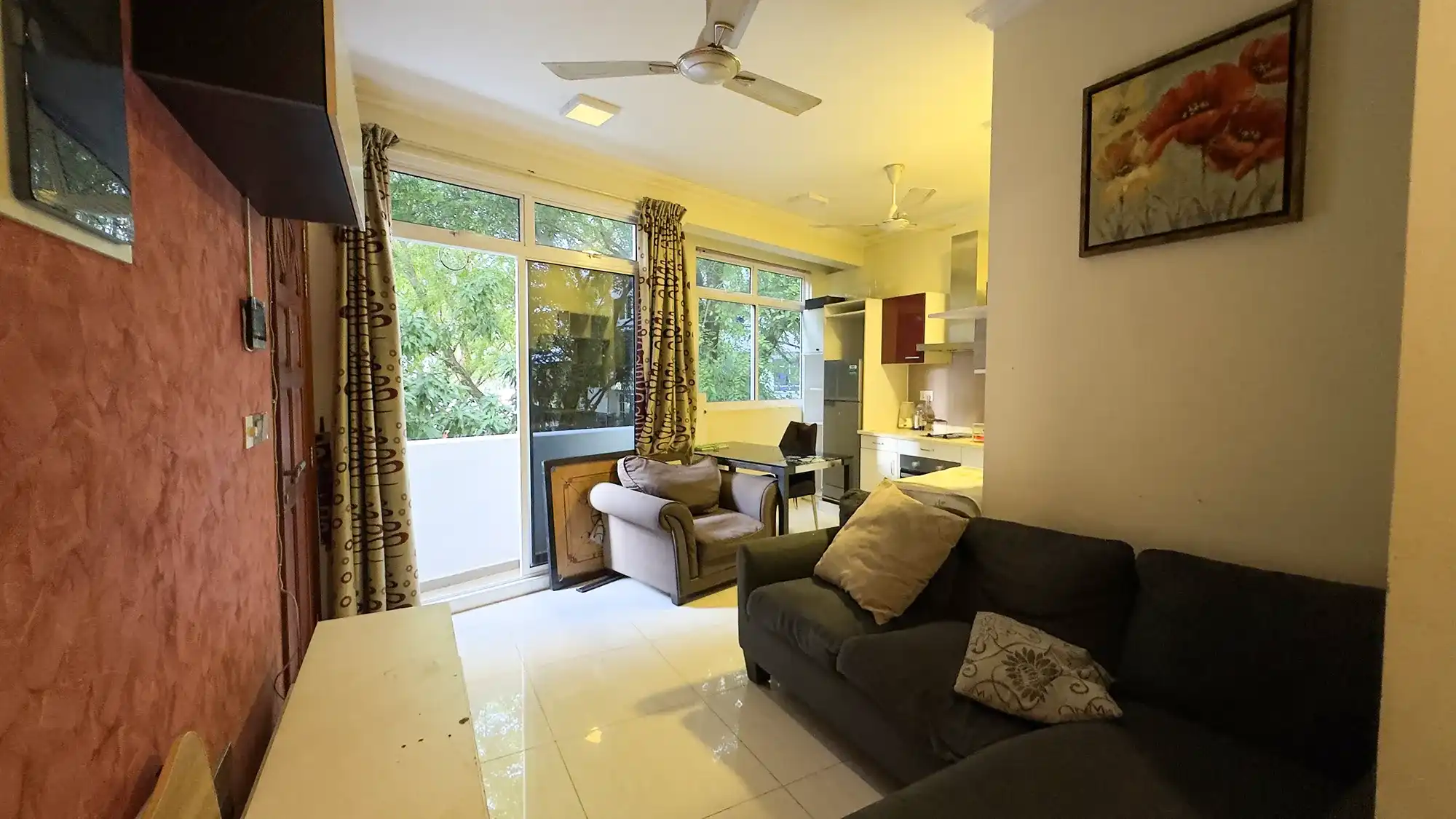 Fully Furnished 1+1 BR for Rent (ML 402) — Sikka Goalhi